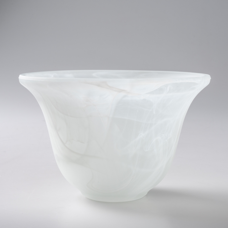 BRILAGI - Ersättningsglas till tak- och vägglampa CLASSIC E14 Ø 11 cm vit