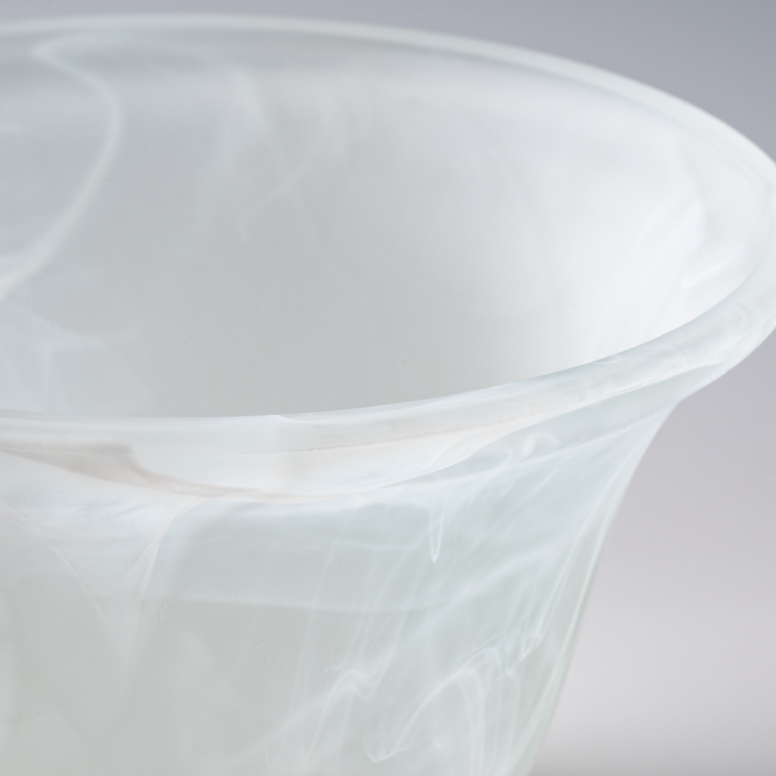 BRILAGI - Ersättningsglas till tak- och vägglampa CLASSIC E14 Ø 11 cm vit