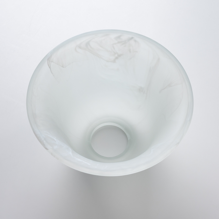 BRILAGI - Ersättningsglas till tak- och vägglampa CLASSIC E14 Ø 11 cm vit