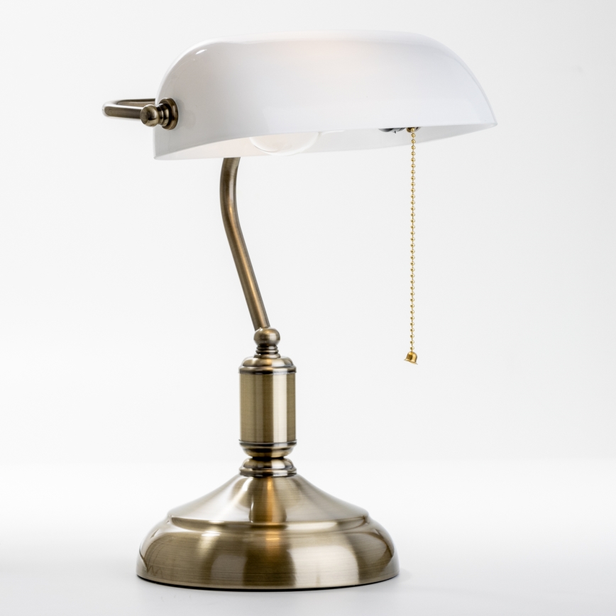 Brilagi - Ersättningslampskärm för bordslampa BANK OFFICE vit