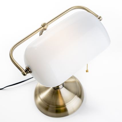 Brilagi - Ersättningslampskärm för bordslampa BANK OFFICE vit