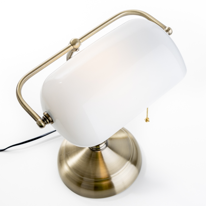 Brilagi - Ersättningslampskärm för bordslampa BANK OFFICE vit