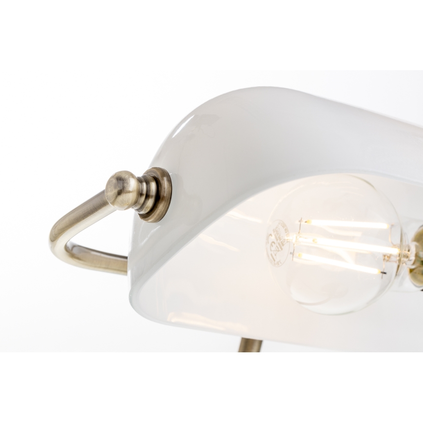 Brilagi - Ersättningslampskärm för bordslampa BANK OFFICE vit