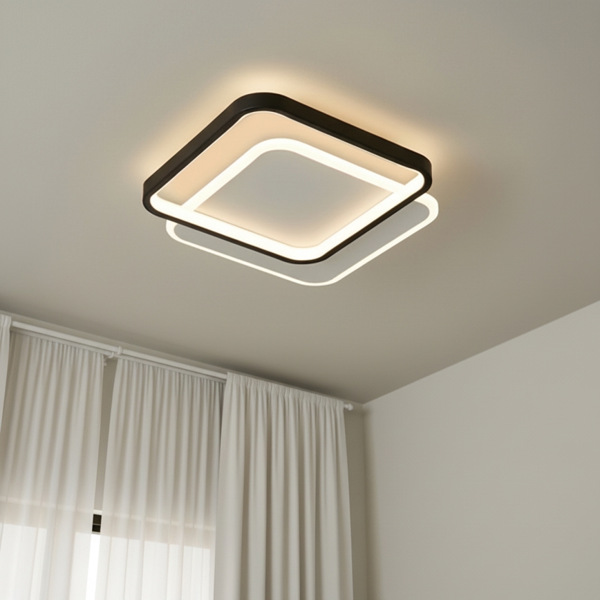 Brilagi - FLARE LED dimmbar takarmatur LED/43W/230V 39,5x45 cm 3000/4000/6000K + fjärrkontroll