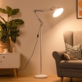 BRILAGI - Flexibel golvlampa TASKER 1xE27/60W/230V 157 cm vit