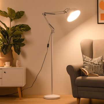 BRILAGI - Flexibel golvlampa TASKER 1xE27/60W/230V 157 cm vit