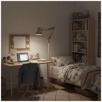 Brilagi - Flexibel golvlampa TASKER 1xE27/60W/230V 184 cm beige