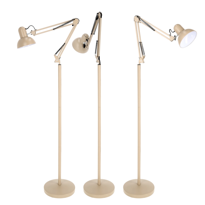 BRILAGI - Flexibel golvlampa TASKER 1xE27/60W/230V 184 cm beige