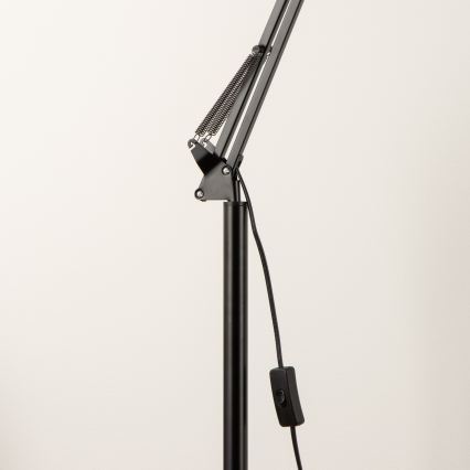 BRILAGI - Flexibel golvlampa TASKER 1xE27/60W/230V 184 cm svart