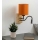 Brilagi - Flexibel LED-vägglampa NUBILA WOOD 1xE27/25W/230V + LED/3W ek/svart/orange