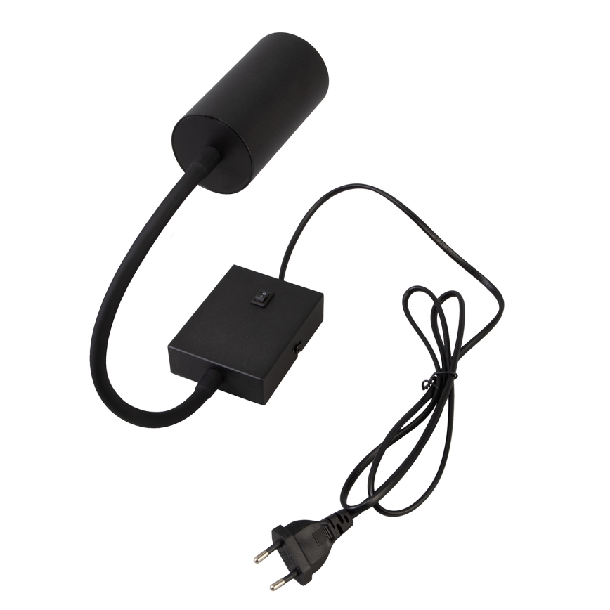 Brilagi - Flexibel vägglampa SELE 1xGU10/30W/230V svart/guld