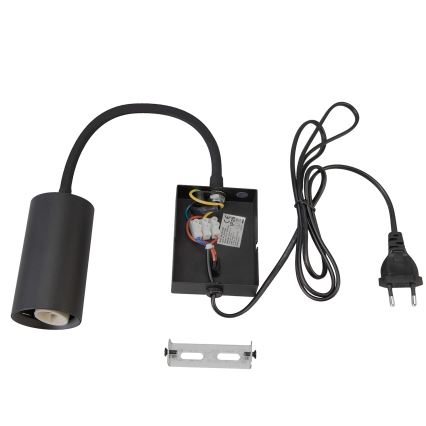 Brilagi - Flexibel vägglampa SELE 1xGU10/30W/230V svart