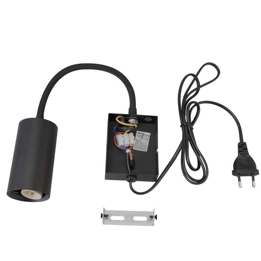 Brilagi - Flexibel vägglampa SELE 1xGU10/30W/230V svart