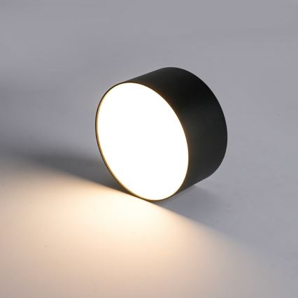 Brilagi - LED taklampa för badrum FORIS LED/14W/230V Ø 12 cm svart IP44