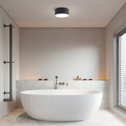 Brilagi - LED badrumsplafond FORIS LED/20W/230V Ø 15 cm svart IP44