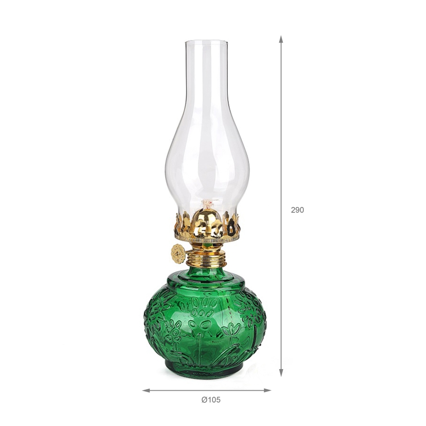 BRILAGI - Fotogenlampa MERLIN grön