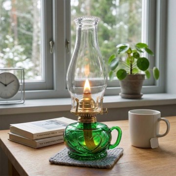 Brilagi - Fotogenlampa MERLIN grön