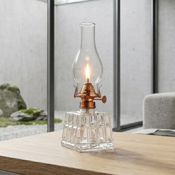 Brilagi - Fotogenlampa MERLIN klar/bronsfärgad/patinerad