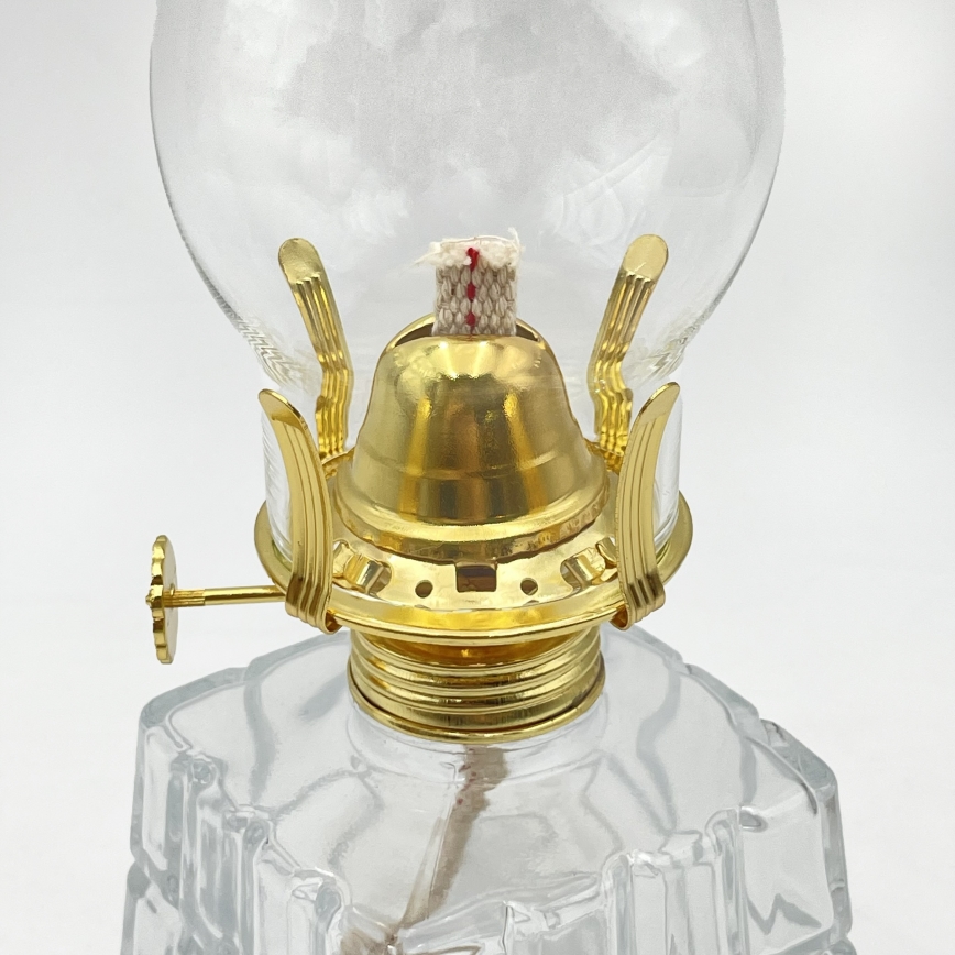Brilagi - Fotogenlampa MERLIN klar/guld