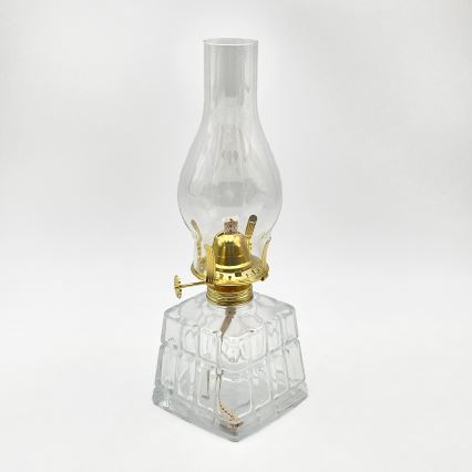 Brilagi - Fotogenlampa MERLIN klar/guld