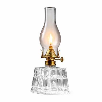 Brilagi - Fotogenlampa MERLIN klar/guld