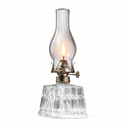 Brilagi - Fotogenlampa MERLIN klar/guldfärgad/patina