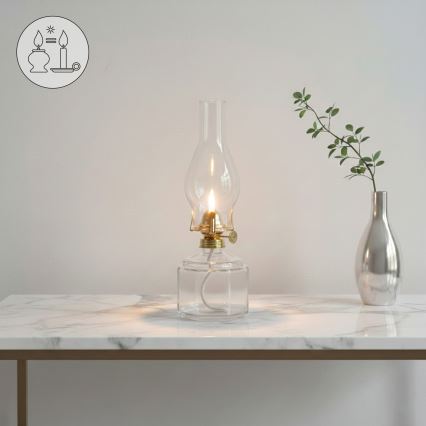 BRILAGI - Fotogenlampa MERLIN, klar