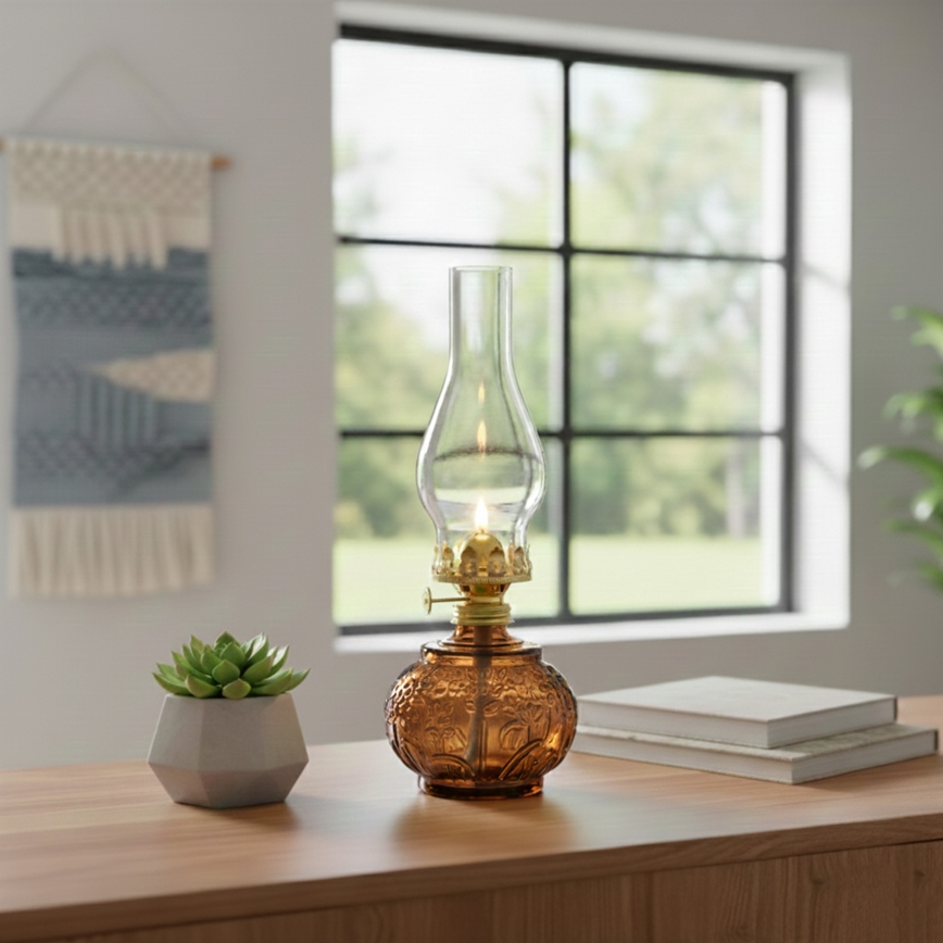 Brilagi - Fotogenlampa MERLIN orange