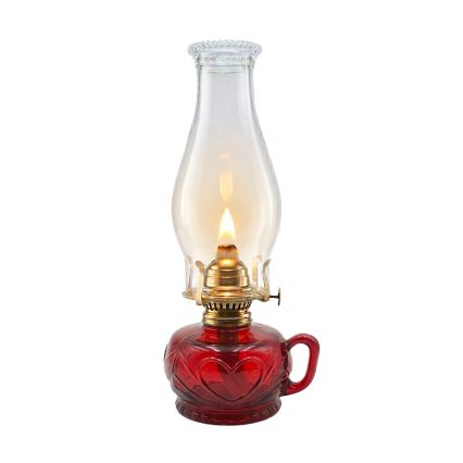 Brilagi - Fotogenlampa MERLIN röd