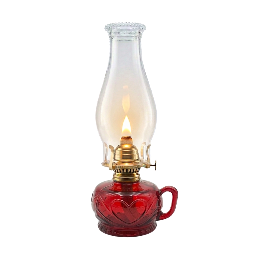 Brilagi - Fotogenlampa MERLIN röd