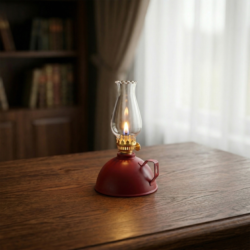 BRILAGI - Fotogenlampa MERLIN, röd