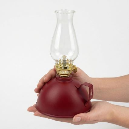 BRILAGI - Fotogenlampa MERLIN, röd
