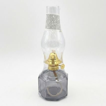 Brilagi - Fotogenlampa MERLIN rökfärgad/grå