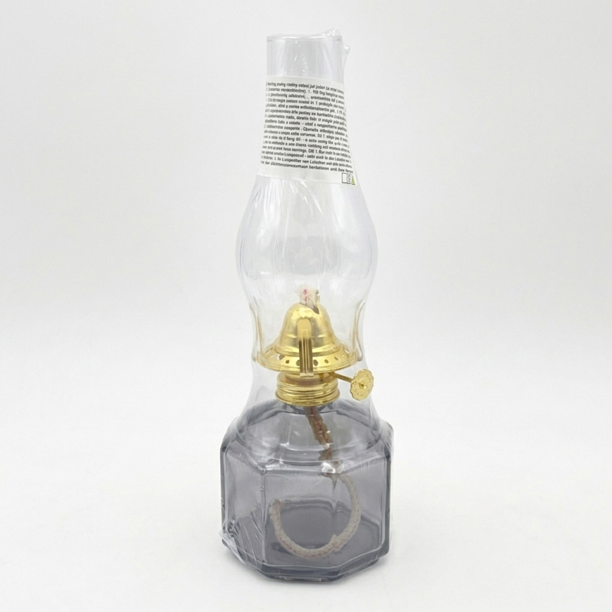 Brilagi - Fotogenlampa MERLIN rökfärgad/grå