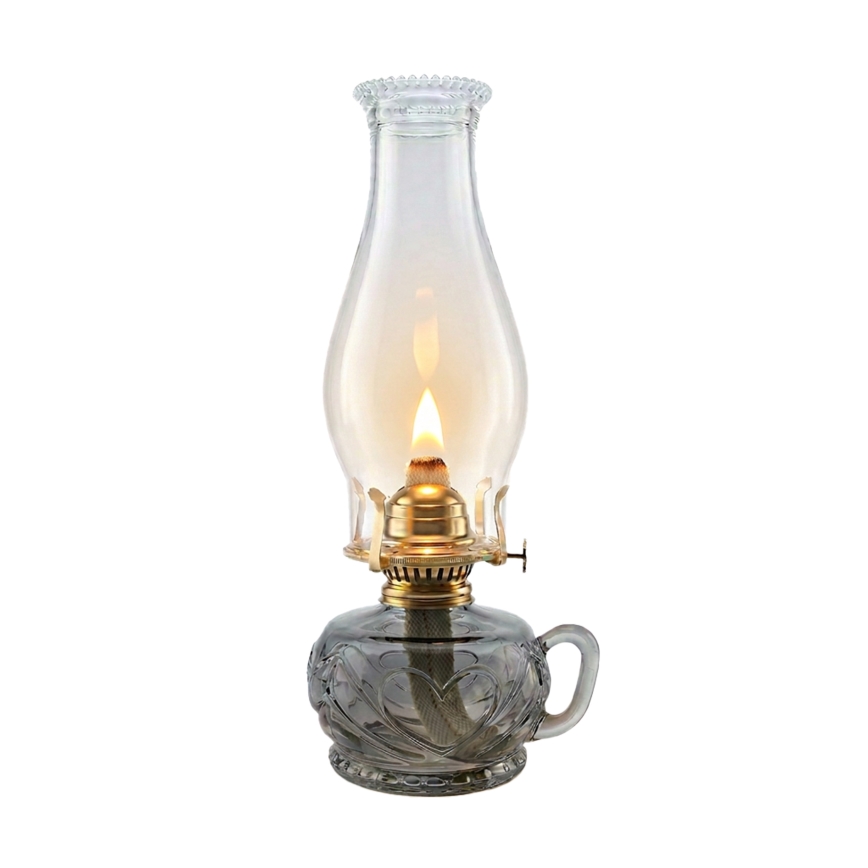 Brilagi - Fotogenlampa MERLIN rökfärgad/grå