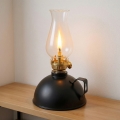 Brilagi - Fotogenlampa MERLIN, svart