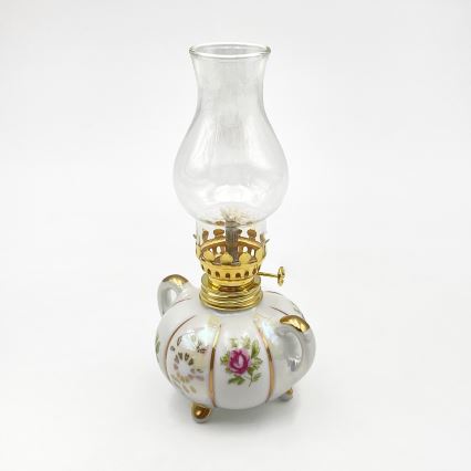 Brilagi - Fotogenlampa MERLIN vit/guld