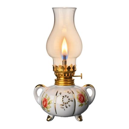 Brilagi - Fotogenlampa MERLIN vit/guld