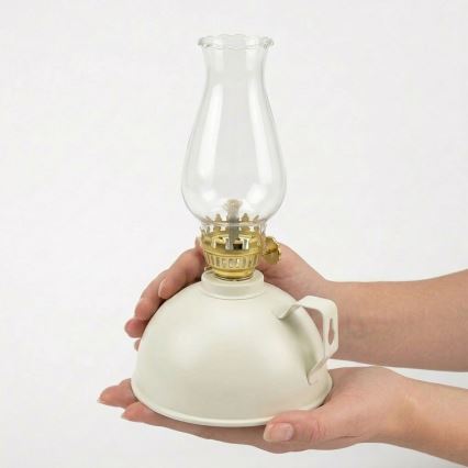BRILAGI - Fotogenlampa MERLIN vit