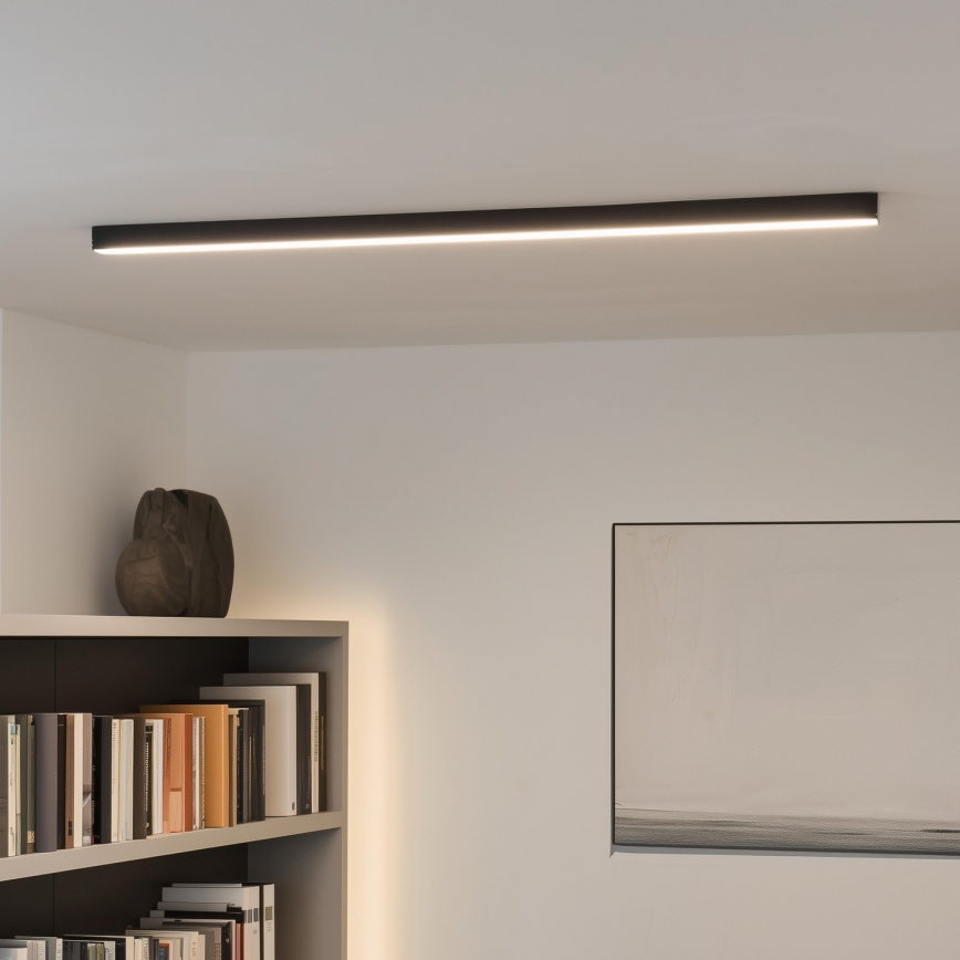 Brilagi - LED ytmonterad takarmatur FULLDAY LED/30/40/50W/230V 2700/4000/6000K 150 cm UGR19 svart