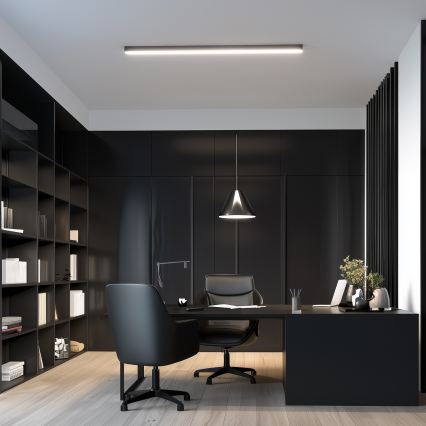 Brilagi - LED ytmonterad takarmatur FULLDAY LED/30/40/50W/230V 2700/4000/6000K 150 cm UGR19 svart
