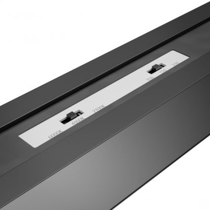 Brilagi - LED ytmonterad takarmatur FULLDAY LED/20/30/40W/230V 2700/4000/6000K 120 cm svart