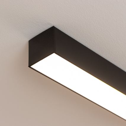 Brilagi - LED ytmonterad takarmatur FULLDAY LED/20/30/40W/230V 2700/4000/6000K 120 cm svart