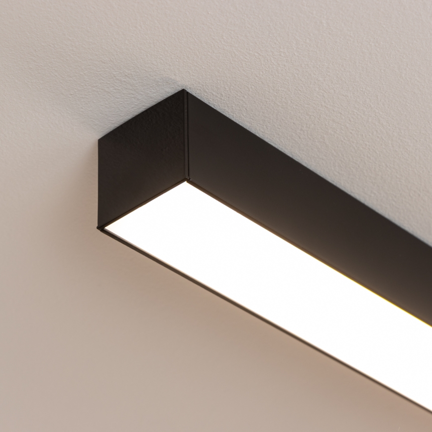 Brilagi - LED ytmonterad takarmatur FULLDAY LED/20/30/40W/230V 2700/4000/6000K 120 cm svart