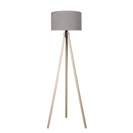 Brilagi - Golv lampa VELVET 1xE27/60W/230V beige/grå