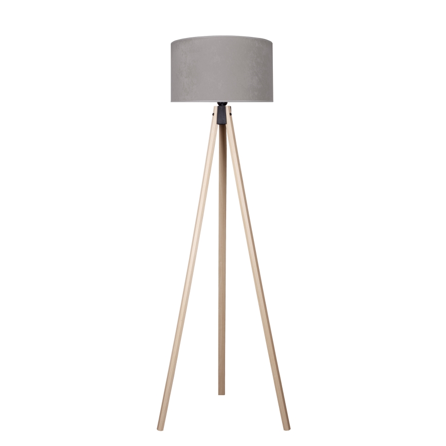 Brilagi - Golv lampa VELVET 1xE27/60W/230V beige/grå