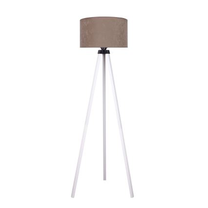 Brilagi - Golv lampa VELVET 1xE27/60W/230V vit/beige