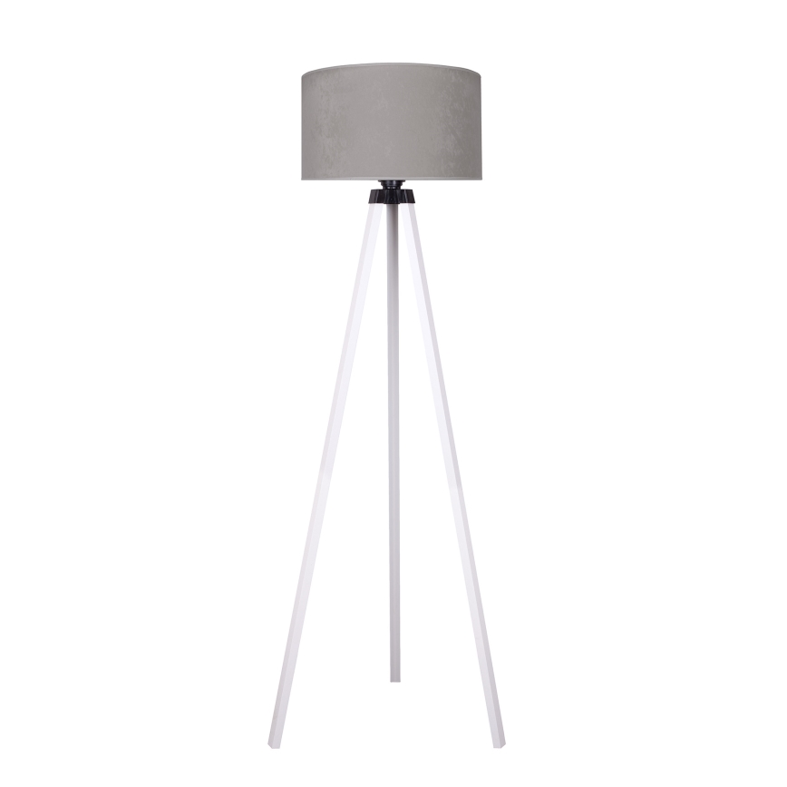 Brilagi - Golv lampa VELVET 1xE27/60W/230V vit/grå