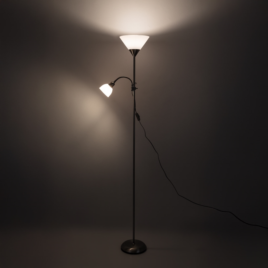 Brilagi - Golvlampa ARIANA 1xE27/100W/230V + 1xE14/25W guld