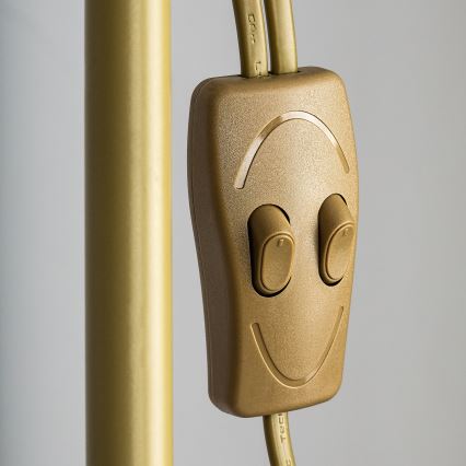 Brilagi - Golvlampa ARIANA 1xE27/100W/230V + 1xE14/25W guld